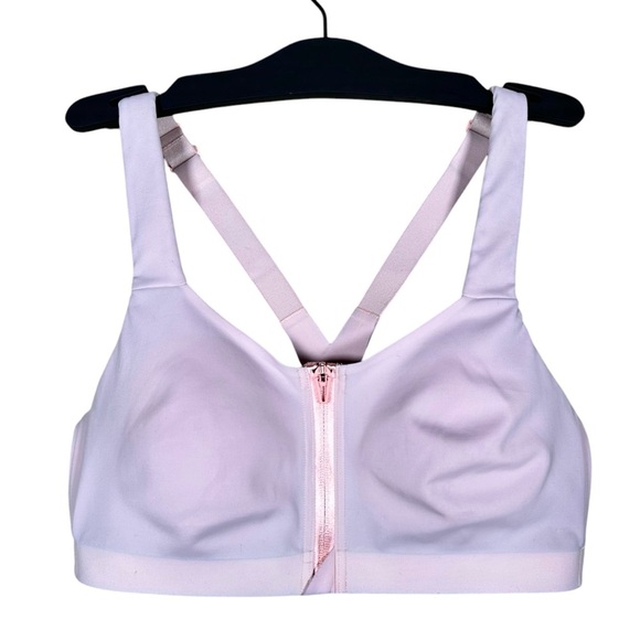 VICTORIA SECRET Knockout Full Support Front Closure Sports Bra in pastel pink - Picture 2 of 9